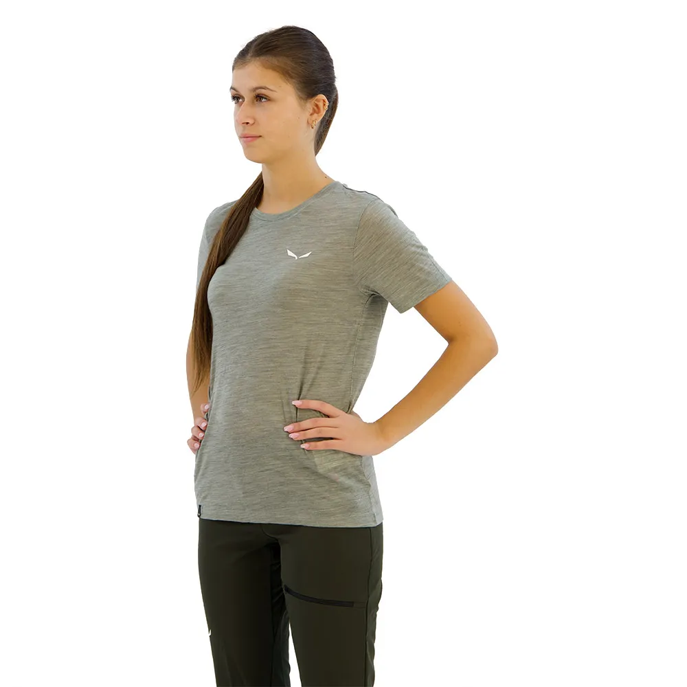Salewa Eagle Minilogo Am Kurzarm-t-shirt, Shadow 1