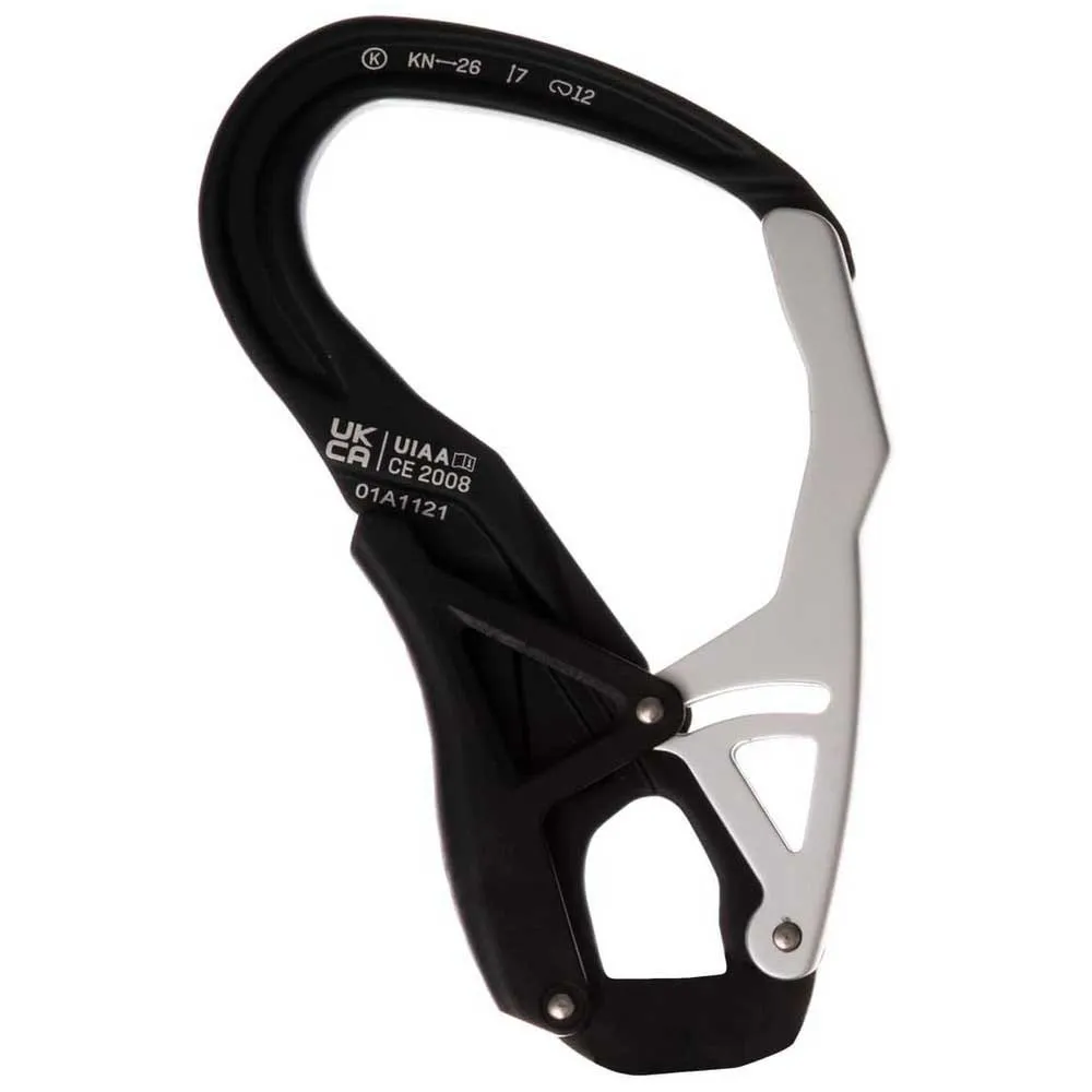 Salewa Ergotec 3.0 Vf Karabiner Karabinerhaken, Black / silver, One Size Salewa Ergotec 3.0 Vf Karabiner Karabinerhaken, Black / silver, One Size