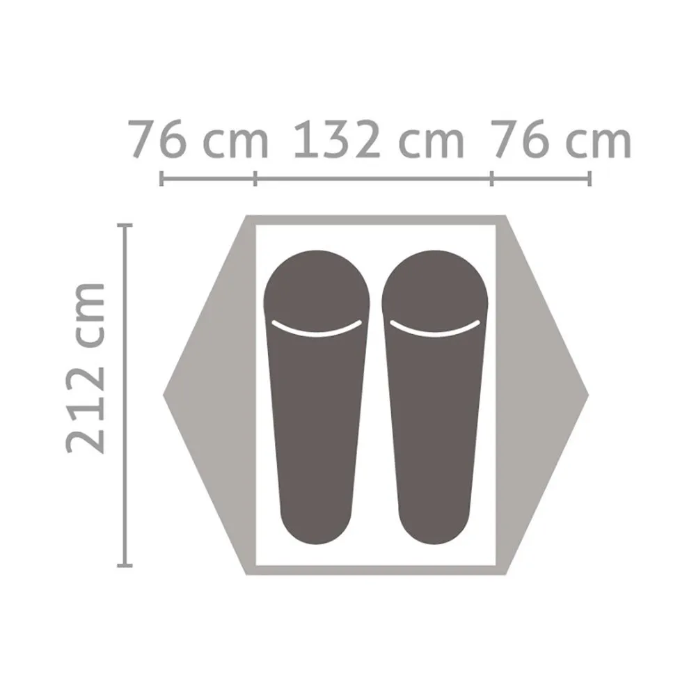 Salewa Latitude Ii Zelt, Cactus / grey, 2PL