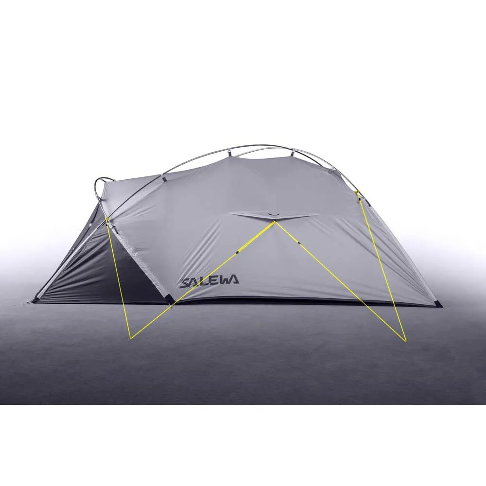 Salewa Litetrek Pro Iii Zelt, Lightgrey / mango, 3PL Salewa Litetrek Pro Iii Zelt, Lightgrey / mango, 3PL