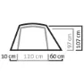 Salewa Micra Ii Zelt, Cactus / grey, 2PL
