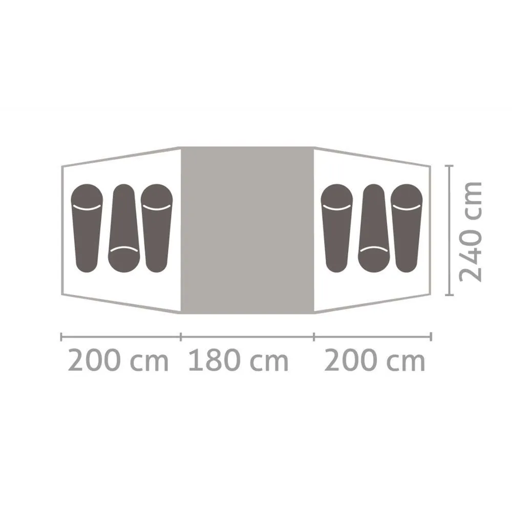 Salewa Midway Vi Zelt, Cactus / grey, 6PL