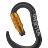 Salewa Ortles Hms C3 M Karabinerhaken, Black / orange, One Size
