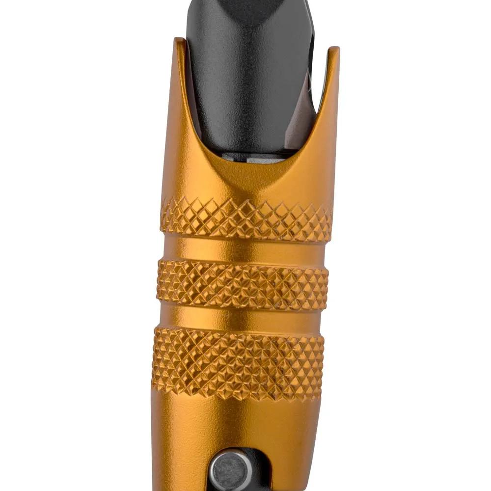 Salewa Ortles Hms C3 S Karabinerhaken, Black / orange, One Size Salewa Ortles Hms C3 S Karabinerhaken, Black / orange, One Size