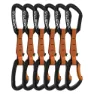 Salewa Ortles Str/bnt 110 Expressschlinge 6 Einheiten, Black / orange, One Size