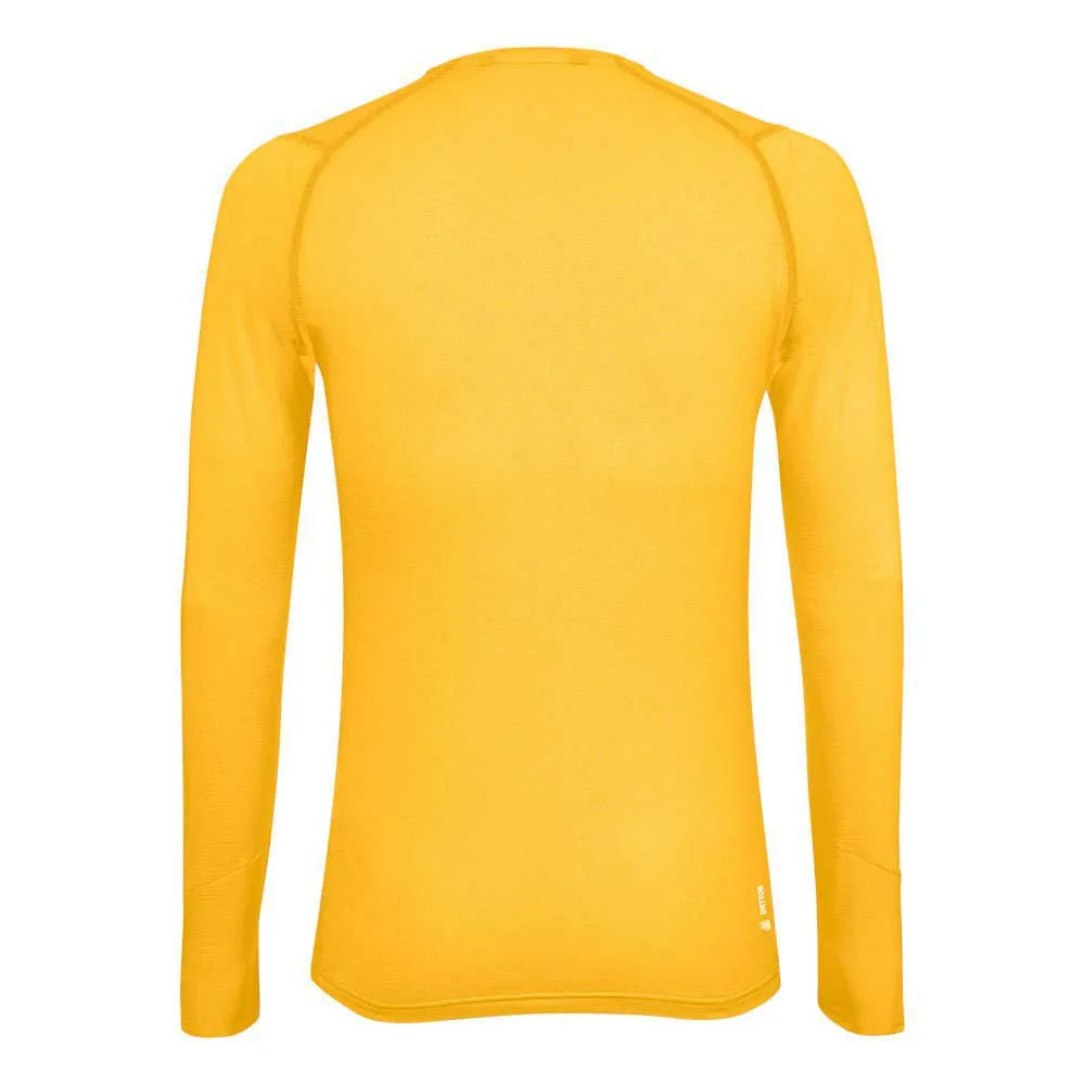 Salewa Pedroc Hybrid 2 Dryton Langarm-t-shirt, Gold melange Salewa Pedroc Hybrid 2 Dryton Langarm-t-shirt, Gold melange