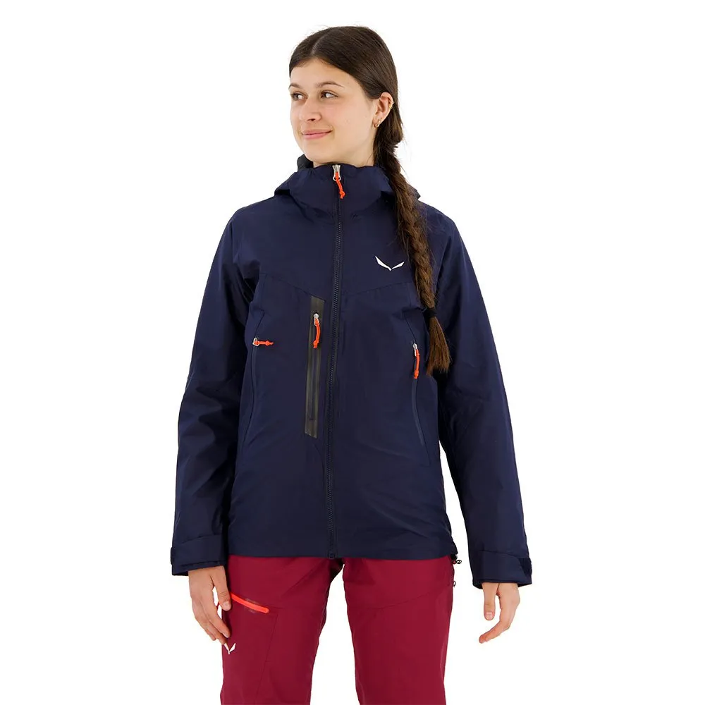 Salewa Pelmo Convertible Powertex/polarlite Abnehmbare Jacke, Navy blazer / fluo coral int navy blazer Salewa Pelmo Convertible Powertex/polarlite Abnehmbare Jacke, Navy blazer / fluo coral int navy blazer