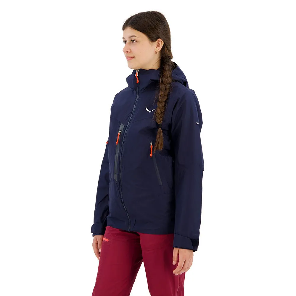 Salewa Pelmo Convertible Powertex/polarlite Abnehmbare Jacke, Navy blazer / fluo coral int navy blazer Salewa Pelmo Convertible Powertex/polarlite Abnehmbare Jacke, Navy blazer / fluo coral int navy blazer