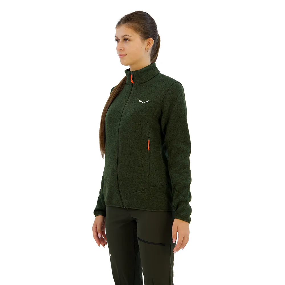 Salewa Puez Rocca Pl Fleece Mit Durchgehendem Reißverschluss