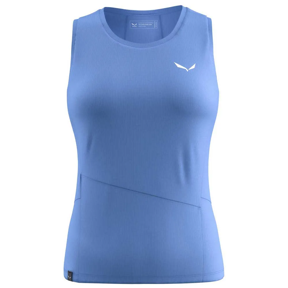Salewa Puez Sporty Dry ärmelloses T-shirt, Morning blue