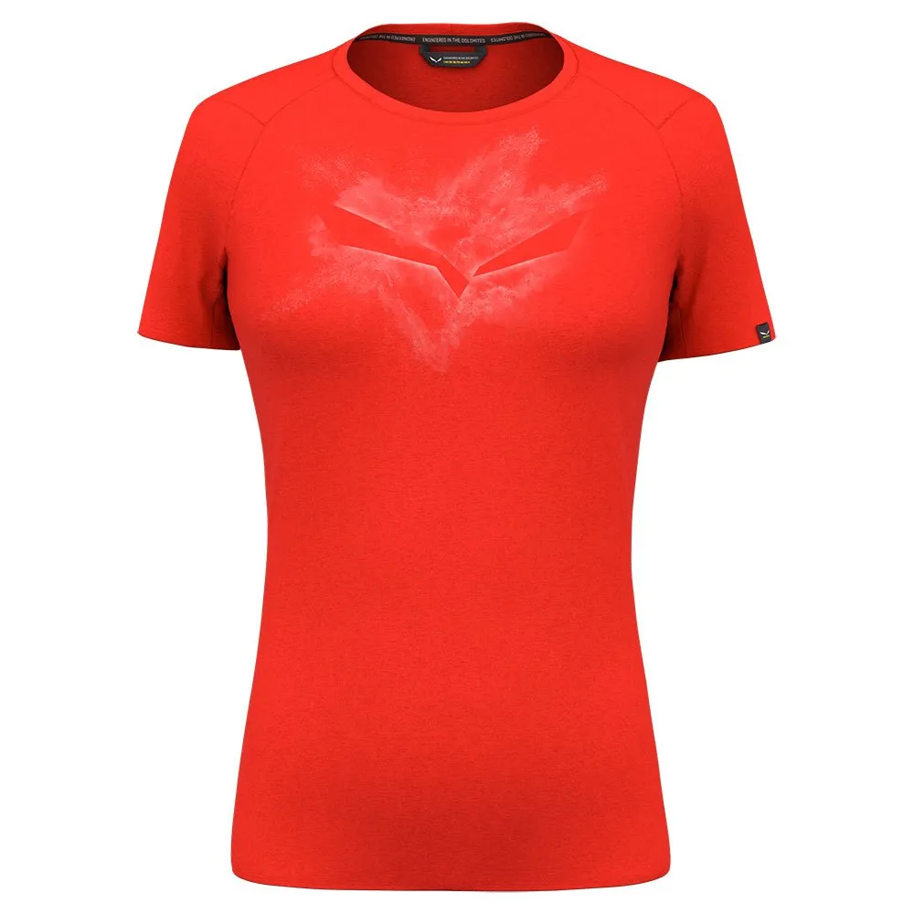Salewa Pure Xxx Dry Kurzarm-t-shirt, Flame melange