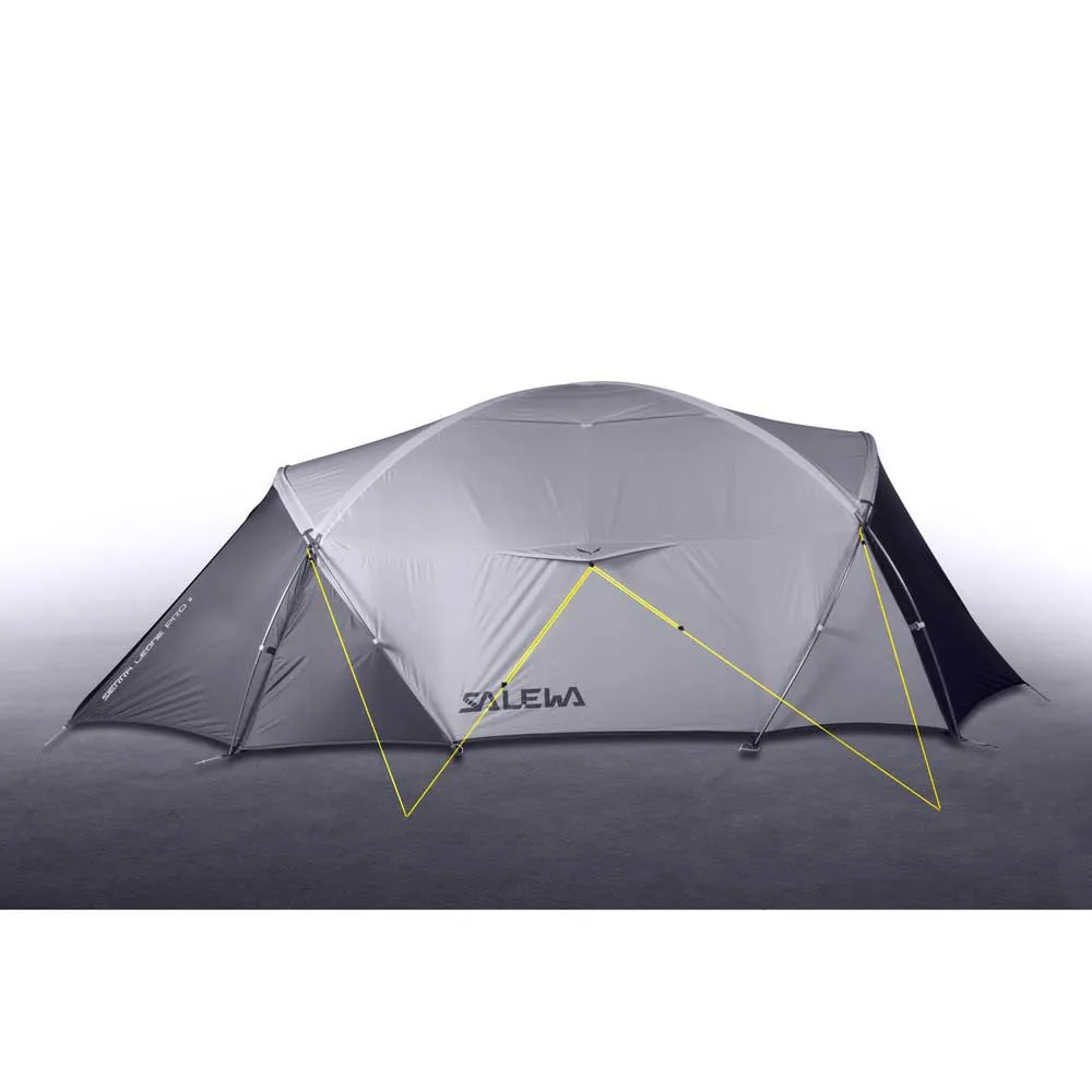 Salewa Sierra Leone Iii Zelt, Lightgrey / cactus, 3PL Salewa Sierra Leone Iii Zelt, Lightgrey / cactus, 3PL