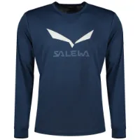 Salewa Solid Logo Dry Langarm-t-shirt Salewa Solid Logo Dry Langarm-t-shirt