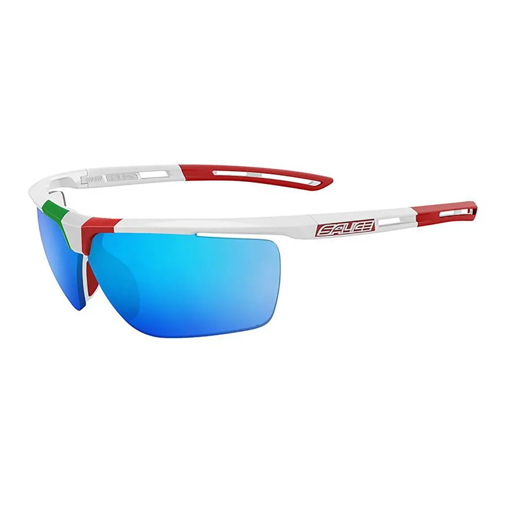 Salice 019 Ita Sonnenbrille, White ita, Mirror Blue/CAT3 Salice 019 Ita Sonnenbrille, White ita, Mirror Blue/CAT3