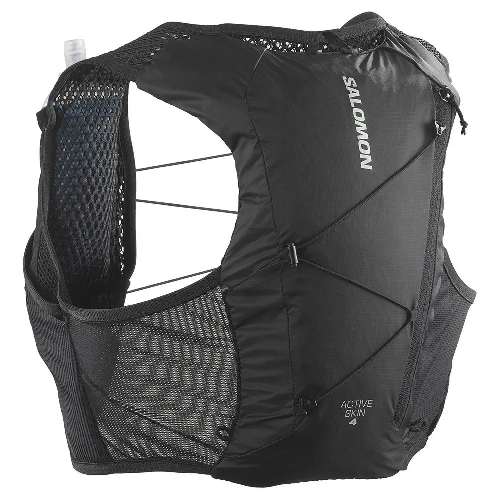 Salomon Active Skin 4 Set Trinkweste Refurbished, Black / metal, S Salomon Active Skin 4 Set Trinkweste Refurbished, Black / metal, S