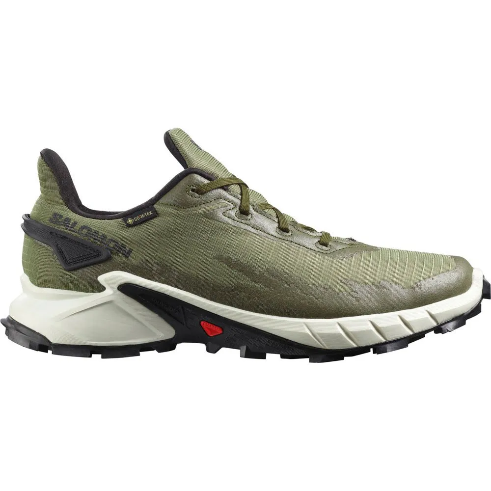 Salomon Alphacross 4 Goretex Trailrunning-schuhe Refurbished male, Deep lichen green / vanilla ice / olive night Salomon Alphacross 4 Goretex Trailrunning-schuhe Refurbished male, Deep lichen green / vanilla ice / olive night