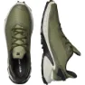 Salomon Alphacross 4 Goretex Trailrunning-schuhe Refurbished male, Deep lichen green / vanilla ice / olive night