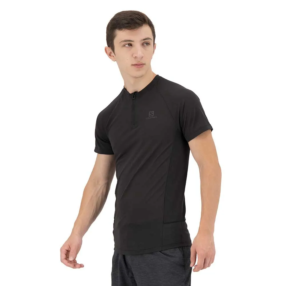 Salomon Cross Rebel Kurzarm-t-shirt male, Black Salomon Cross Rebel Kurzarm-t-shirt male, Black