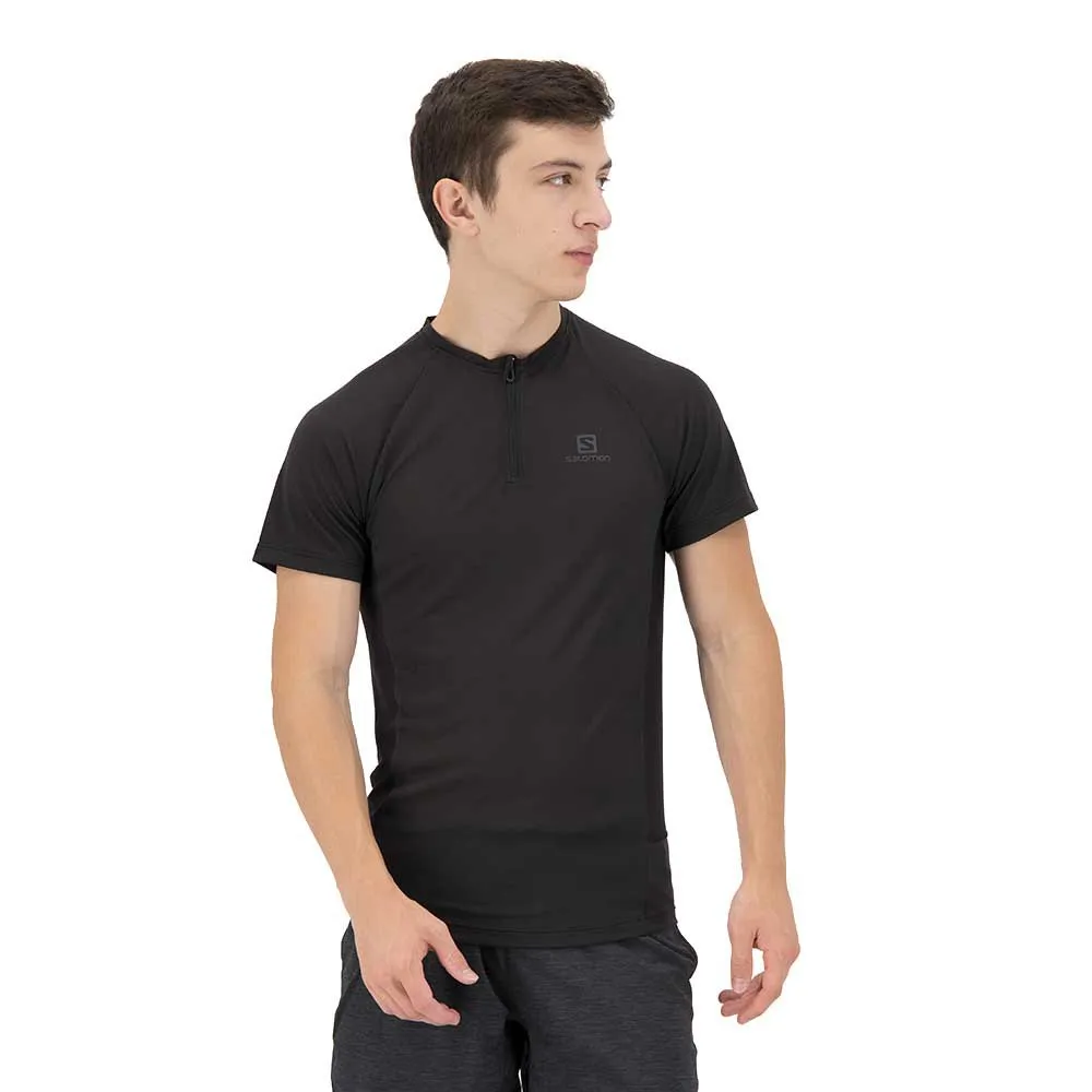 Salomon Cross Rebel Kurzarm-t-shirt male, Black Salomon Cross Rebel Kurzarm-t-shirt male, Black