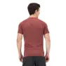 Salomon Cross Run Graphic Kurzarm-t-shirt male, Cabernet / dark denim / heather