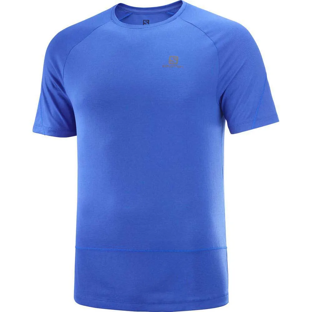 Salomon Cross Run Kurzarm-t-shirt male, Nautical blue Salomon Cross Run Kurzarm-t-shirt male, Nautical blue