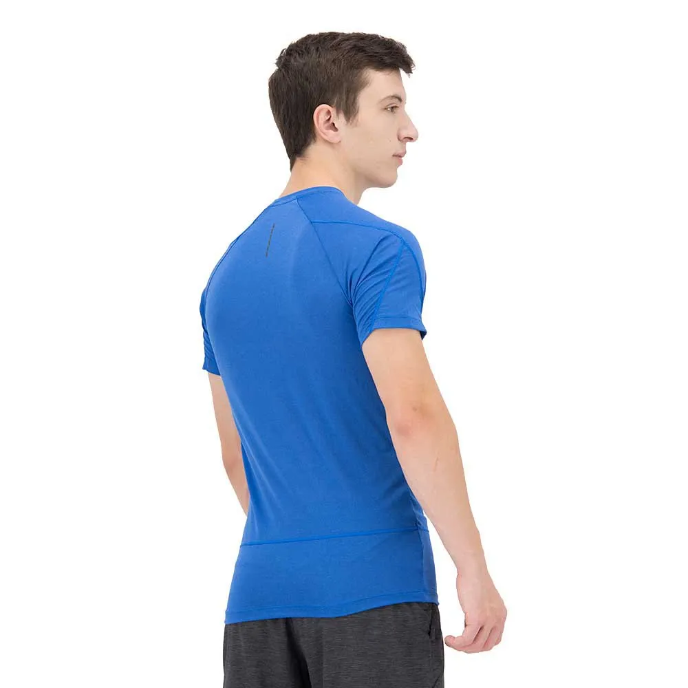 Salomon Cross Run Kurzarm-t-shirt male, Nautical blue Salomon Cross Run Kurzarm-t-shirt male, Nautical blue