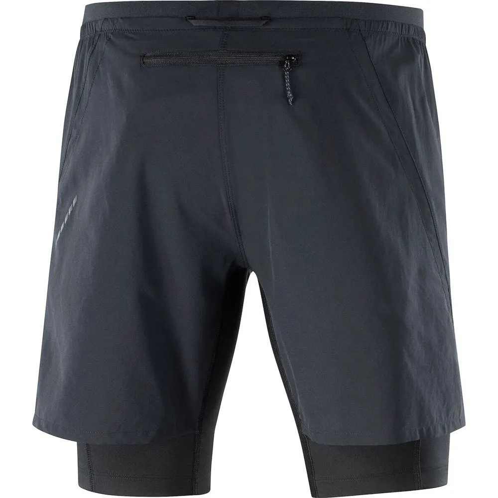 Salomon Cross Twinskin Kurze Hose male, Black Salomon Cross Twinskin Kurze Hose male, Black