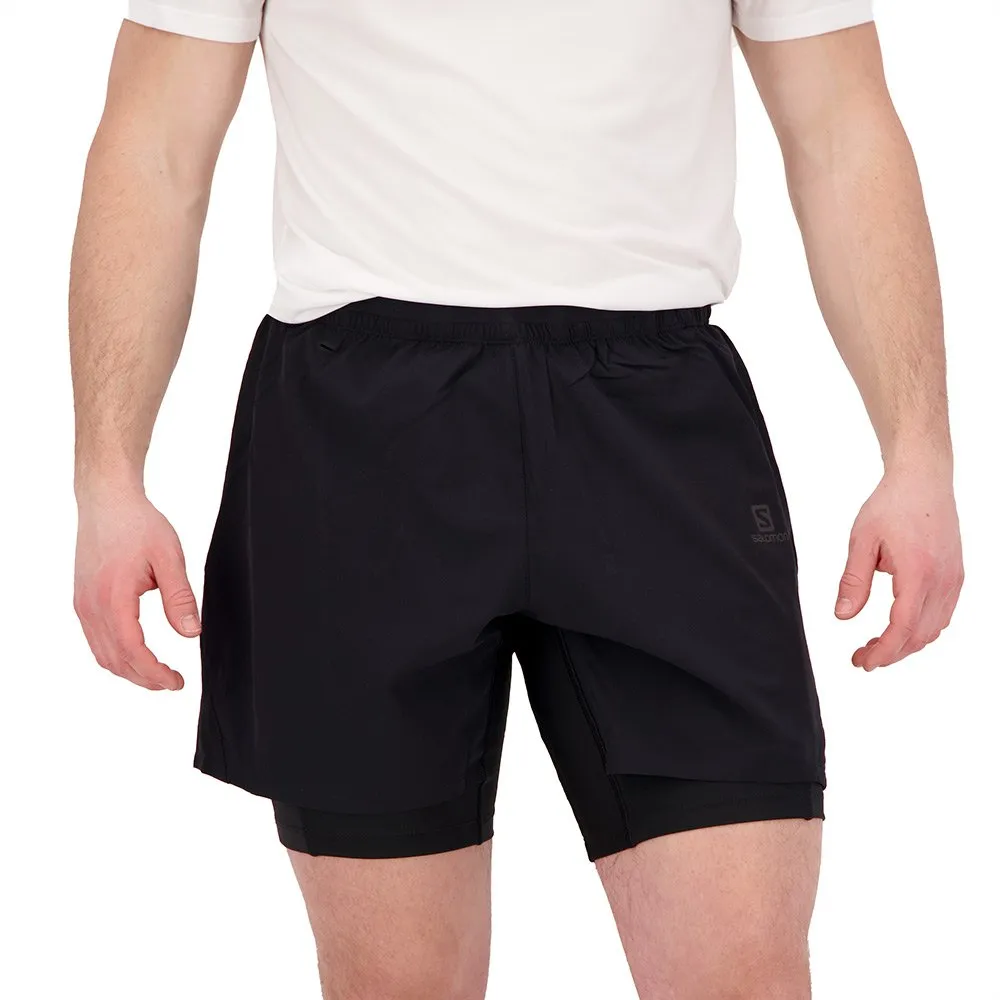 Salomon Cross Twinskin Kurze Hose male, Black Salomon Cross Twinskin Kurze Hose male, Black
