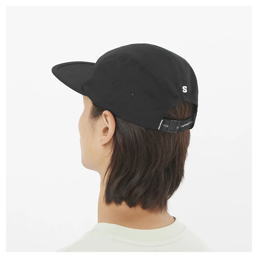 Salomon Five Panel Kappe, Deep black 2 Salomon Five Panel Kappe, Deep black 2