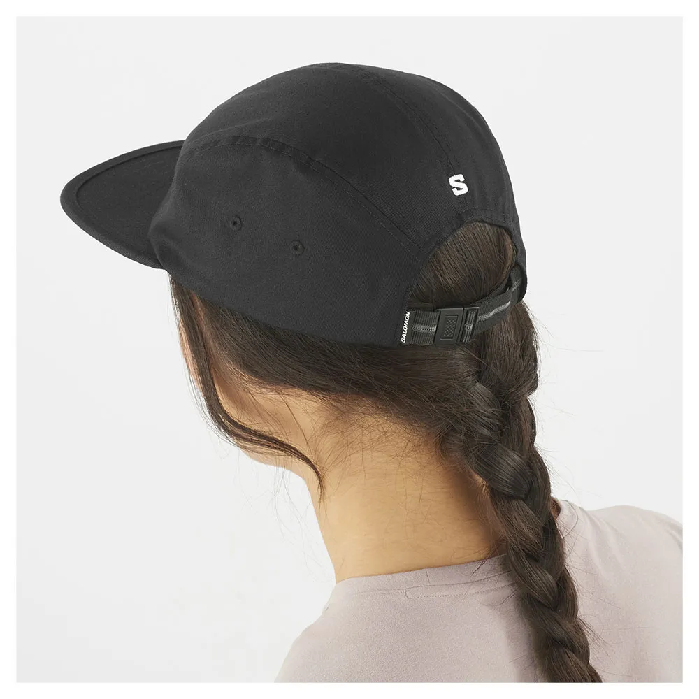 Salomon Five Panel Kappe, Deep black 2 Salomon Five Panel Kappe, Deep black 2