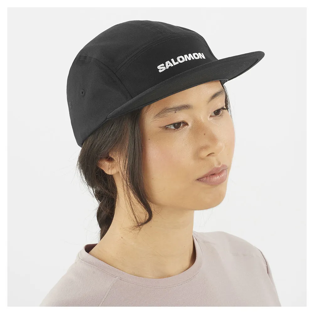 Salomon Five Panel Kappe, Deep black 2 Salomon Five Panel Kappe, Deep black 2
