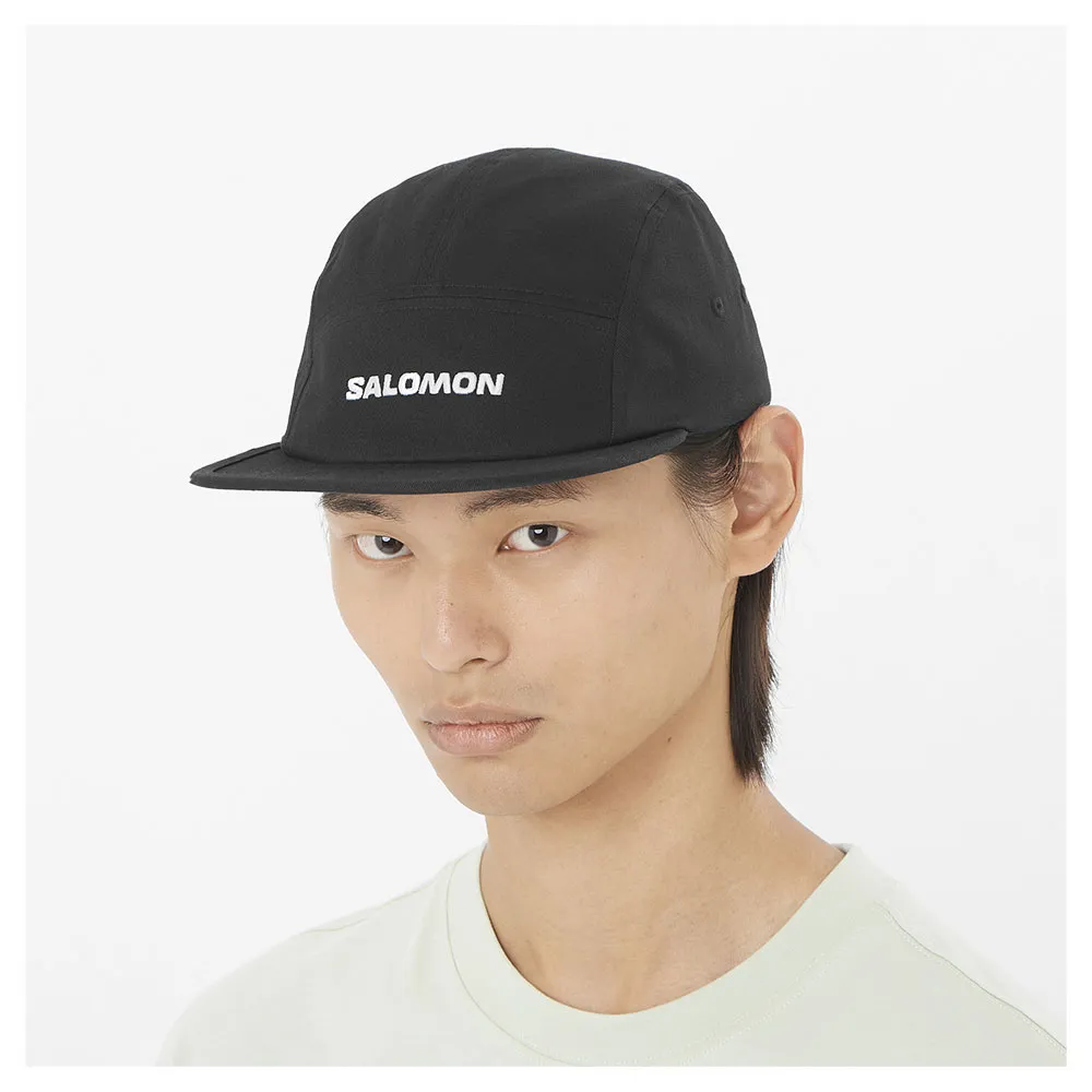 Salomon Five Panel Kappe, Deep black 2 Salomon Five Panel Kappe, Deep black 2