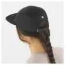 Salomon Five Panel Kappe, Deep black 2