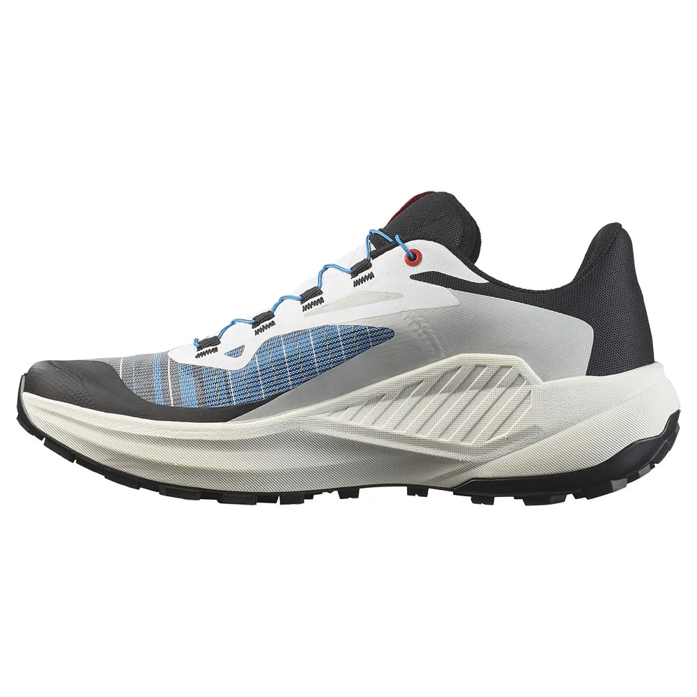 Salomon Genesis Trailrunning-schuhe Refurbished male, Black / white / transcend blue