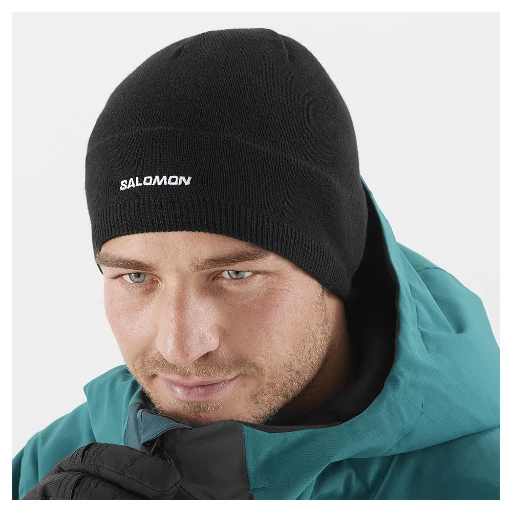 Salomon Lc1847100 Mütze, Deep black
