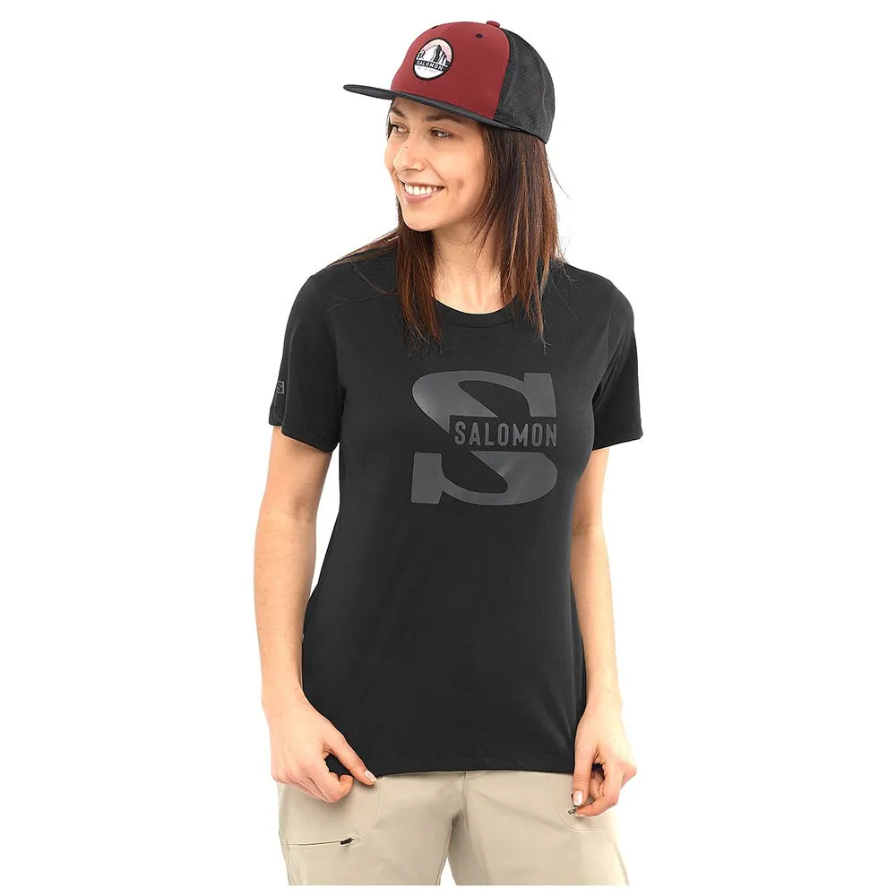 Salomon Outlife Big Logo Kurzarm-t-shirt Salomon Outlife Big Logo Kurzarm-t-shirt