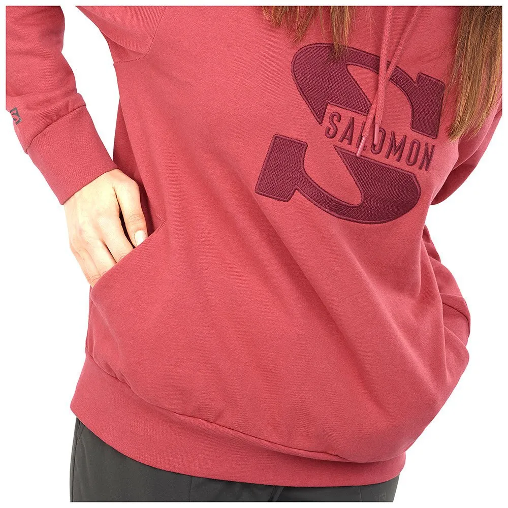 Salomon Outlife Kapuzenpullover, Earth red