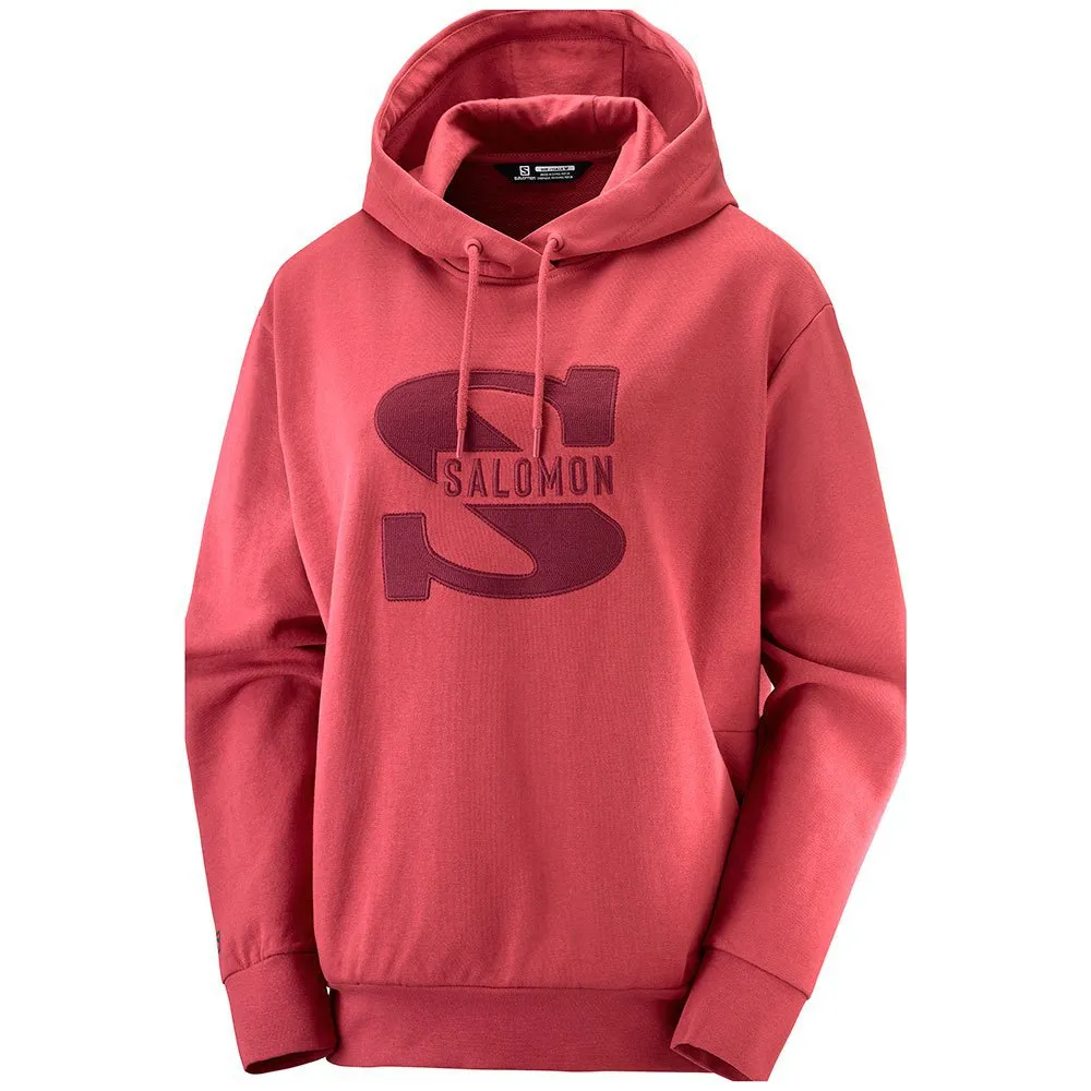 Salomon Outlife Kapuzenpullover, Earth red