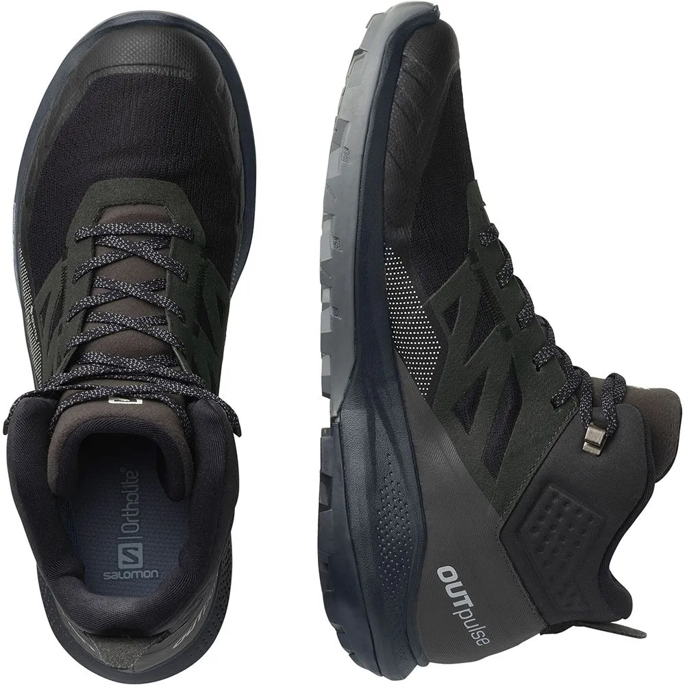 Salomon Outpulse Mid Goretex Wanderstiefel, Black / ebony / vanilla ice Salomon Outpulse Mid Goretex Wanderstiefel, Black / ebony / vanilla ice