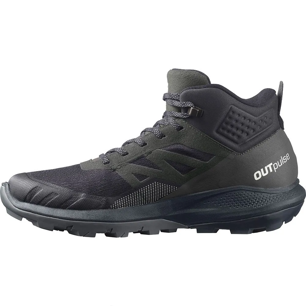 Salomon Outpulse Mid Goretex Wanderstiefel, Black / ebony / vanilla ice Salomon Outpulse Mid Goretex Wanderstiefel, Black / ebony / vanilla ice