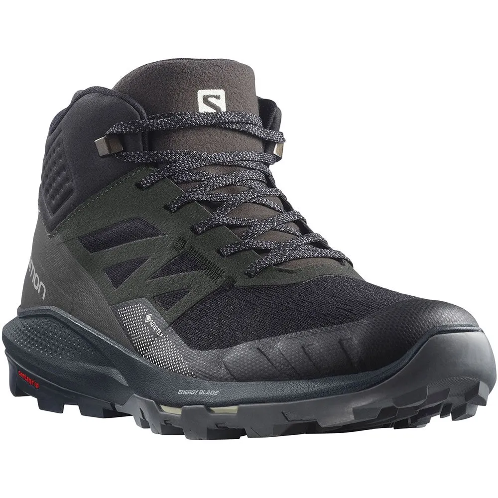Salomon Outpulse Mid Goretex Wanderstiefel, Black / ebony / vanilla ice Salomon Outpulse Mid Goretex Wanderstiefel, Black / ebony / vanilla ice