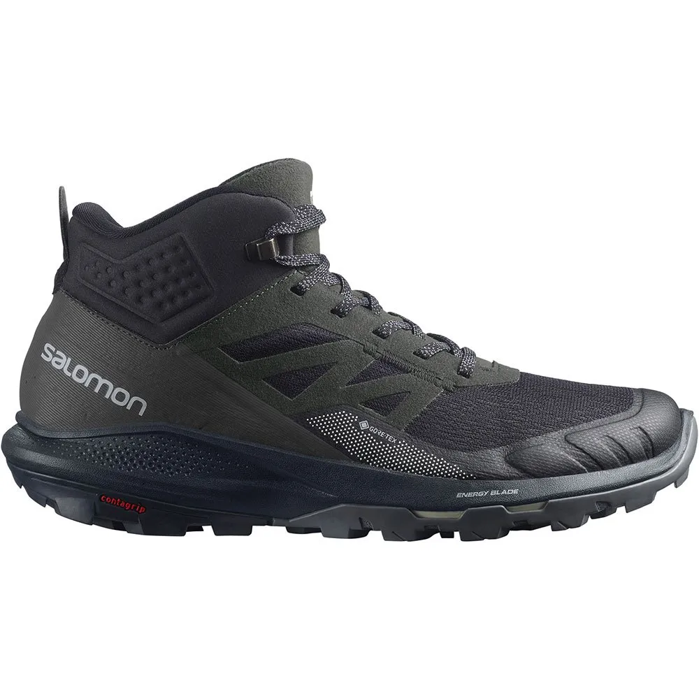 Salomon Outpulse Mid Goretex Wanderstiefel, Black / ebony / vanilla ice Salomon Outpulse Mid Goretex Wanderstiefel, Black / ebony / vanilla ice