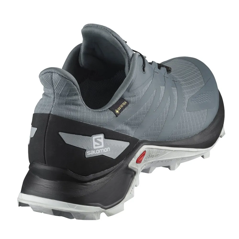 Salomon Supercross Blast Goretex Trailrunning-schuhe male, Stormy weather / black / quarry Salomon Supercross Blast Goretex Trailrunning-schuhe male, Stormy weather / black / quarry