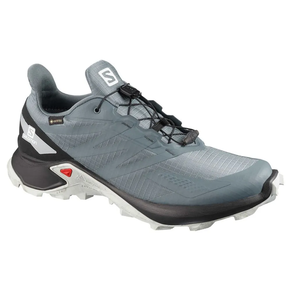Salomon Supercross Blast Goretex Trailrunning-schuhe male, Stormy weather / black / quarry Salomon Supercross Blast Goretex Trailrunning-schuhe male, Stormy weather / black / quarry