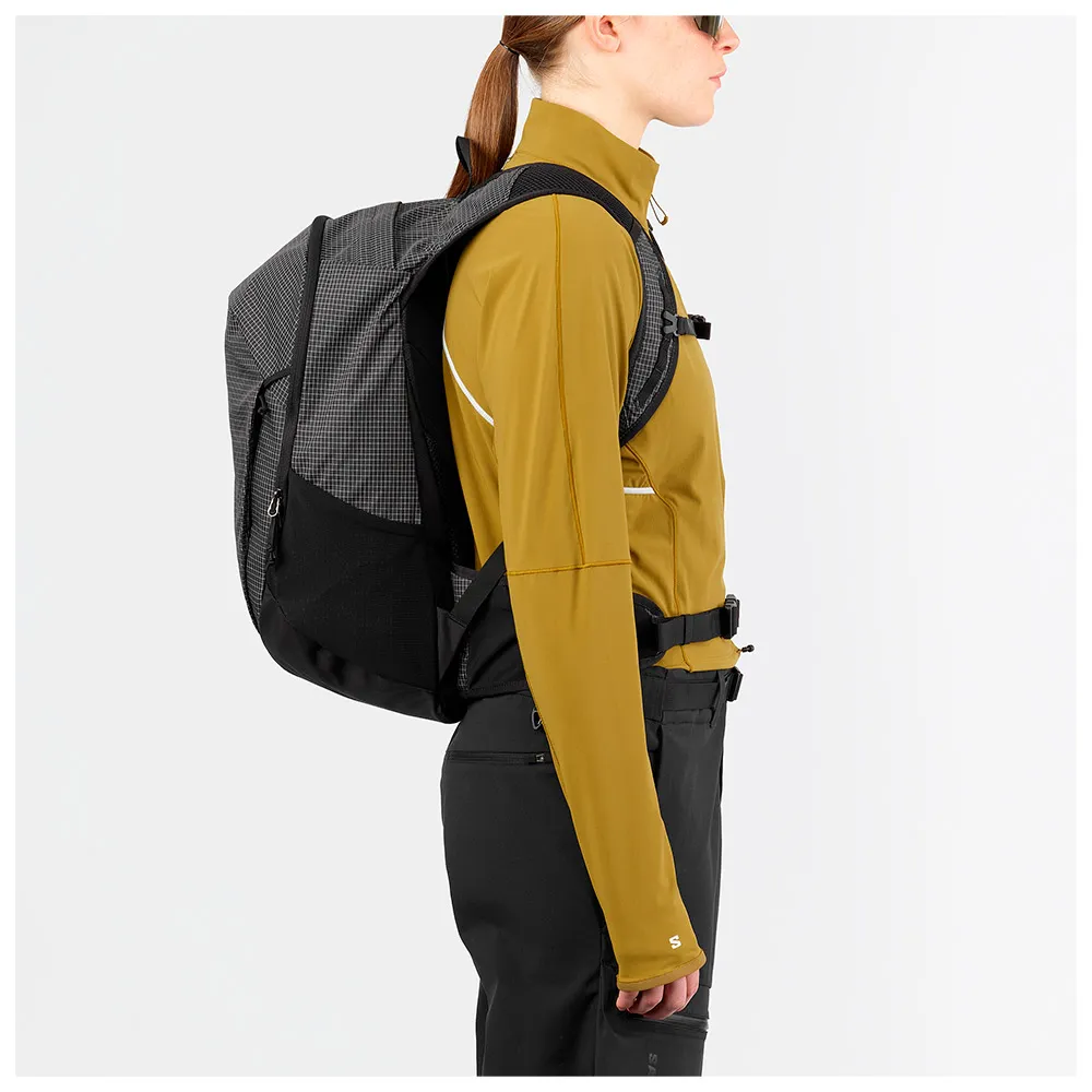 Salomon Trailblazer 20l Commuter Rucksack, Black Salomon Trailblazer 20l Commuter Rucksack, Black