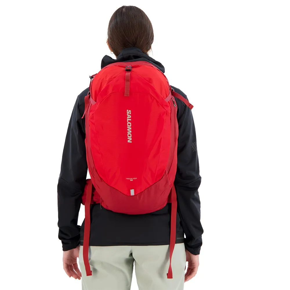 Salomon Trailblazer 30l Rucksack Refurbished, Red dahlia / high risk red Salomon Trailblazer 30l Rucksack Refurbished, Red dahlia / high risk red