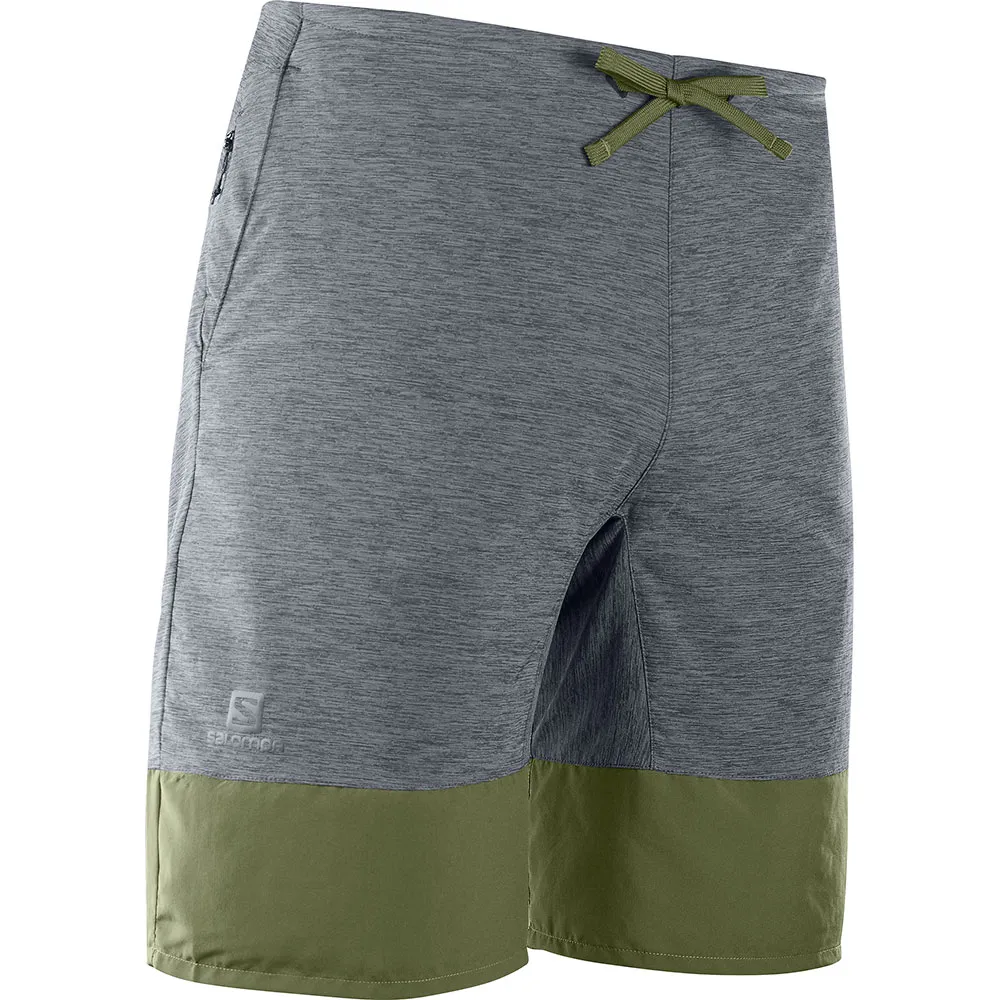 Salomon Xa Training Kurze Hose male, Ebony / olive night Salomon Xa Training Kurze Hose male, Ebony / olive night