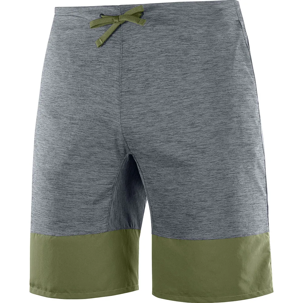 Salomon Xa Training Kurze Hose male, Ebony / olive night Salomon Xa Training Kurze Hose male, Ebony / olive night