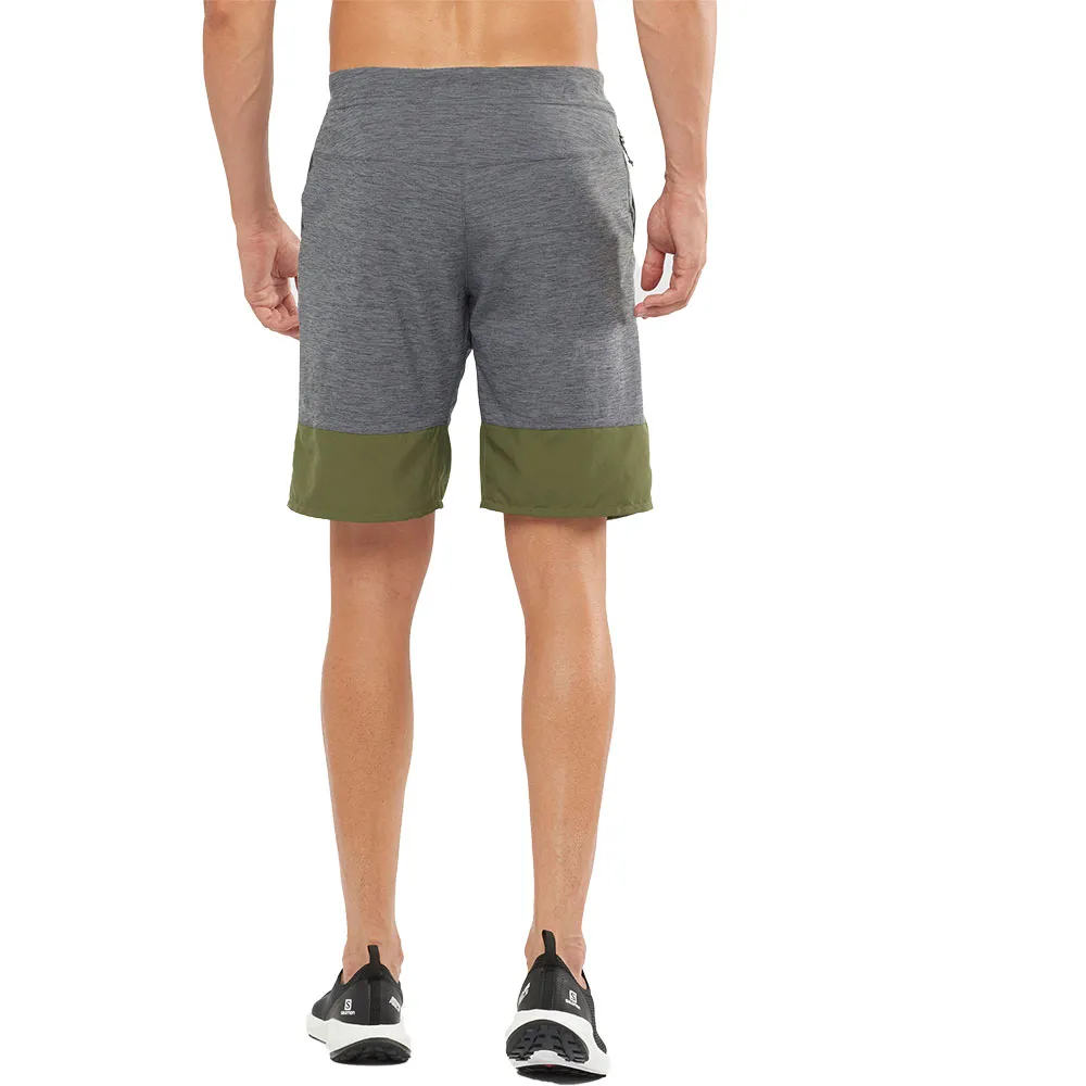 Salomon Xa Training Kurze Hose male, Ebony / olive night Salomon Xa Training Kurze Hose male, Ebony / olive night