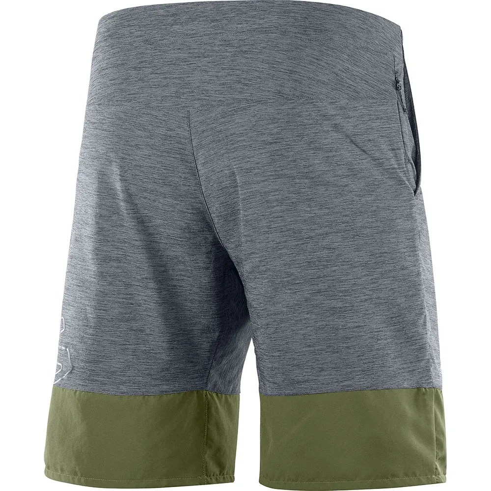 Salomon Xa Training Kurze Hose male, Ebony / olive night Salomon Xa Training Kurze Hose male, Ebony / olive night